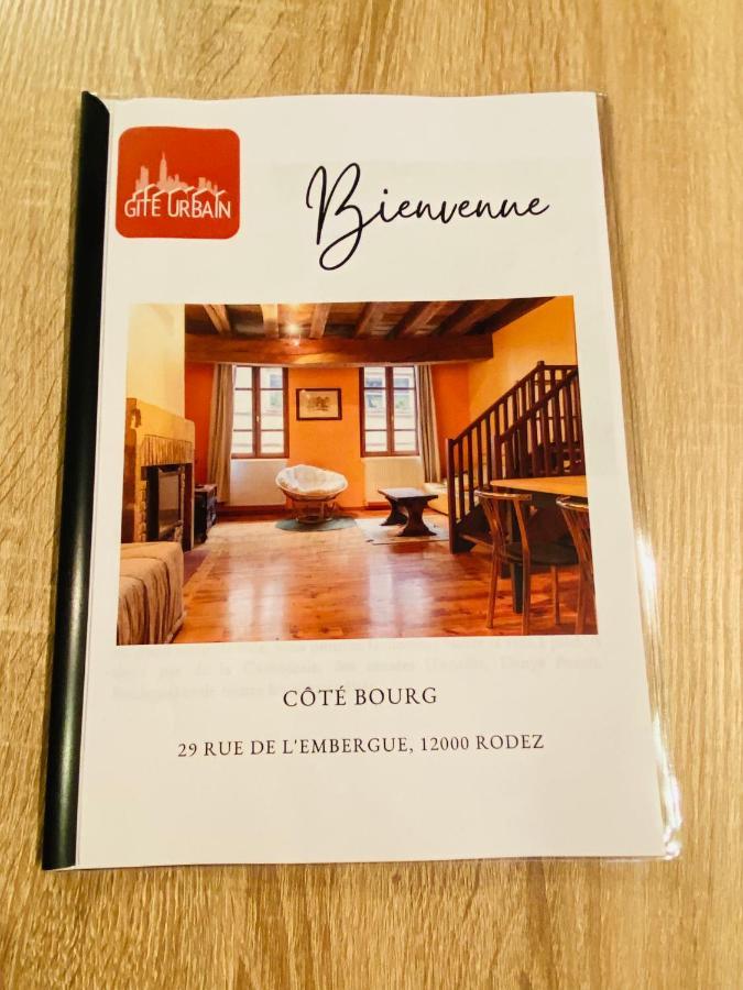 Gite Urbain - Cote Bourg 로데즈 외부 사진